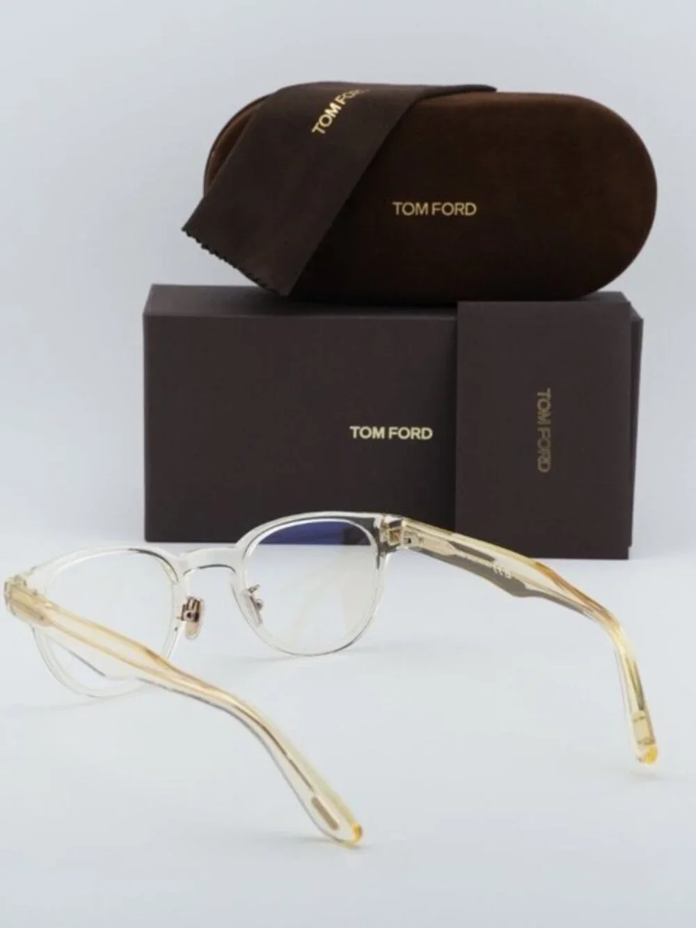 Tom Ford FT5783-D-B 039 Square Eyeglasses 47mm - Yellow/Blue Light Block - Picture 4 of 8